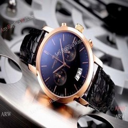 Copy Vacheron Constantin Geneve Chronograph Watches Rose Gold