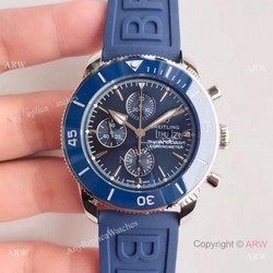 Swiss Replica Breitling Superocean Heritage II daydate SS Blue Watch  GB Factory