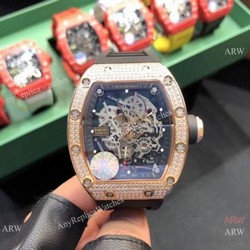Replica Richard Mille RM035-Americas Rose Gold Diamond Watches