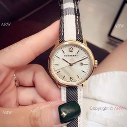 New Replica Burberry Rose Gold 30mm Watches  Best Quality