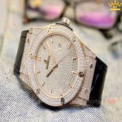 Best ARW Replica Watches  Hublot Classic Fusion Iced Out Watch