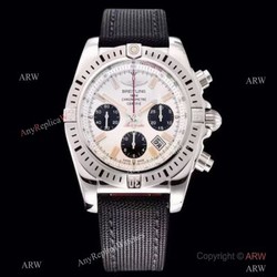 GF Replica Breitling Chronomat Aermacchi Asia 7750 Watch  SS Panda Face
