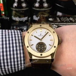 Hublot Classic Fusion Tourbillon Gold Watch  Best ARW Replica Watches