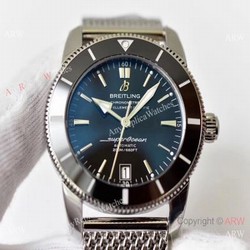 (GF) Replica Breitling Superocean Heritage II Stainless Steel Black Watch 42mm