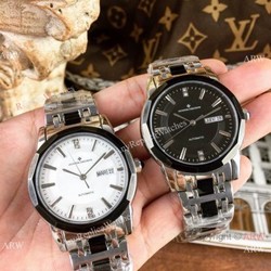 Best Replica Vacheron Constantin Geneve Watch Black  Silver Case