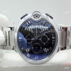 Cartier Ballon Bleu De Stainless Steel Chronograph Watch Replica