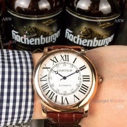 New Replica Cartier Ronde Solo Watches Rose Gold Automatic Movement