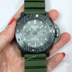 Panerai Submersible Marina Militare Carbotech Special Edition PAM961 Watch  2019 Replica