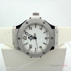 Hublot Big Bang Quartz Replica Watch SS White Dial 38mm