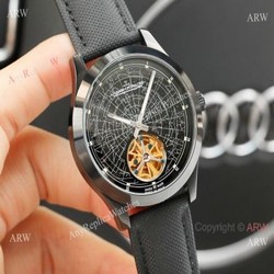 2019 Copy Jaeger-LeCoultre Master Grande Tradition Grande Complication Men Watch All Black