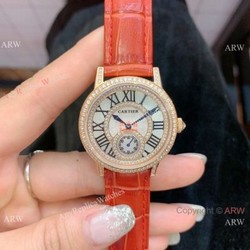 Cartier fashion watches for Women  Gold Diamond Case