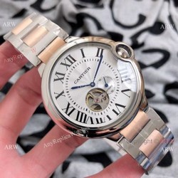Ballon Bleu de Cartier 82S5 Replica Watch  Two Tone Rose Gold  Swiss Quality