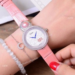 Higher Quality Cartier Ladies 35mm Watch Stainless Steel Diamond