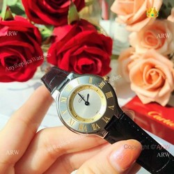 Cartier 21 Must De Gold Markers Quartz Watch 28mm Ladies