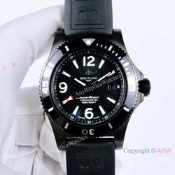 New Fake Breitling Superocean II Blacksteel Rubber Strap Watches