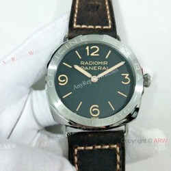 2019 Replica Radiomir Panerai PAM00685 Watch SS Brown Leather Strap