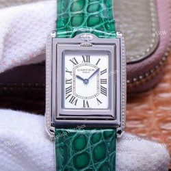 Swiss Grade Cartier Tank Basculante Lady Wrist Cabriolet Watch