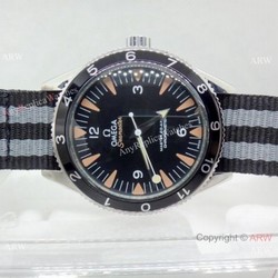 Omega Seamaster 300 Spectre Watch Replica Nato Strap Stainless Steel Case