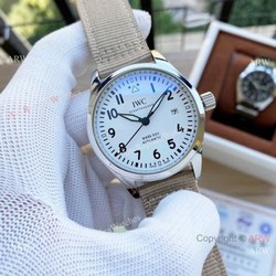 Low Price Copy IWC Big Pilots Watches Gray Nylon Strap