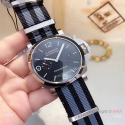 Best Replica Panerai Luminor Marina Black Dial Nato Strap Mens Watch