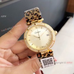 Replica Cartier Pasha de 35mm Lady watch Leopard Strap