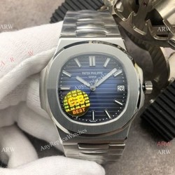 Swiss Grade Replica Patek Philippe Nautilus Blue Dial Watch  GB Factory