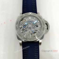 NEW 2020! Panerai Submersible EcoPangaea Tourbillon GMT Watch PAM 1108