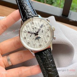 Copy IWC Portofino Grand Complication SS White Dial Watch Best Quality