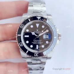 Swiss Replica Rolex Submariner AR Factory V3 904L Swiss 2824 Watch 116610LN