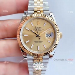Super Clone Rolex Datejust II 126333 Two Tone Jubilee Watch ETA2824 AR Factory