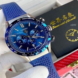2020 New Replica Tag Heuer Carrera Heuer 02 Blue Dial Watch