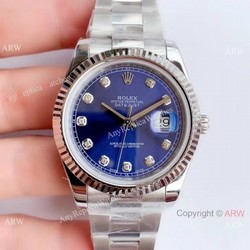 NEW Upgraded V3 Version Rolex Datejust II Blue Dial Oyster Watch Eta3235