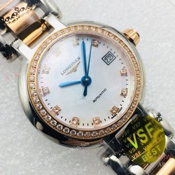 VSF Best Replica Longines PrimaLuna Watch Two Tone Rose Gold