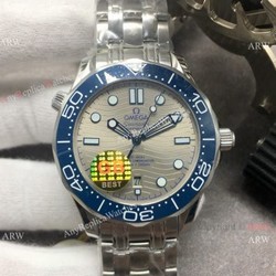Stainless Steel Omega Seamaster 300 Replica Watch GB Factory Swiss Omega 8800 Movement