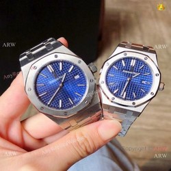 Copy Audemars Piguet Royal Oak Blue dial Lovers Watch Quartz Movement
