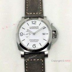 2021 New Copy Panerai Luminor Marina 44mm PAM1314 Watch White Dial