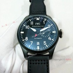 Copy IWC Big Pilot Top Gun Black Case Power Reserve Mens Watch IW501901
