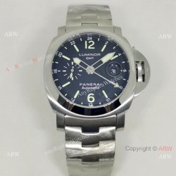 New! Copy Panerai Luminor Gmt PAM 00297 Watch Stainless Steel