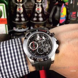 High Quality Rolex Daytona La Montoya Chronograph Watch Rubber B Strap