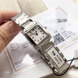 Swiss Quality Copy Cartier Tank Francaise CC 708 177 Lady watch Diamond Markers