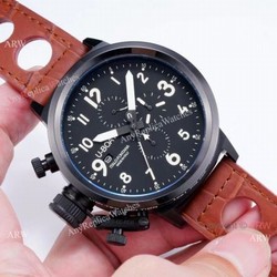 New Style U-Boat Flightdeck Chronograph Replica Watch White Markers