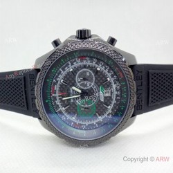 Copy Breitling Bentley GT3 Blacksteel Green Inner R?Plica Breitling Mens Watch