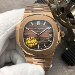 Swiss Copy Patek Philippe Nautilus GB Factory CAL.324 Watch Rose Gold 40mm