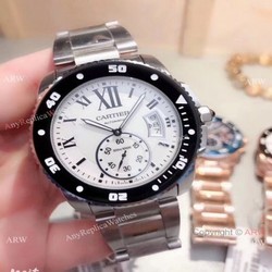 Cartier Calibre De Diver Stainless Steel Black Bezel Watches  Buy Imitation Watches from China