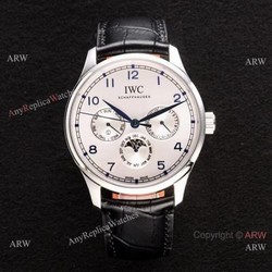 2020 New! Copy IWC Portugieser Perpetual Calendar White Dial Watches
