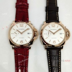 2021 New Panerai Luminor Due PAM1045 Rose Gold Watch 42mm