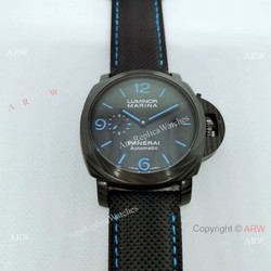 New Panerai Luminor Marina CarbotechtTM Blue Markers  Fake Panerai Watch PAM1661