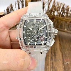 New Copy Hublot Spirit of Big Bang Transparent Watch  Japan Grade Hublot Clear Watch