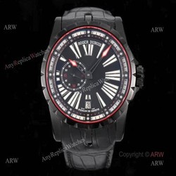 New Roger Dubuis Excalibur DBEX0542 45mm Black Dial Replica Watch