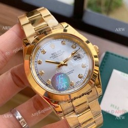 Upgraded Rolex Datejust II All Gold Oyster Watch 40mm  AAA Replica